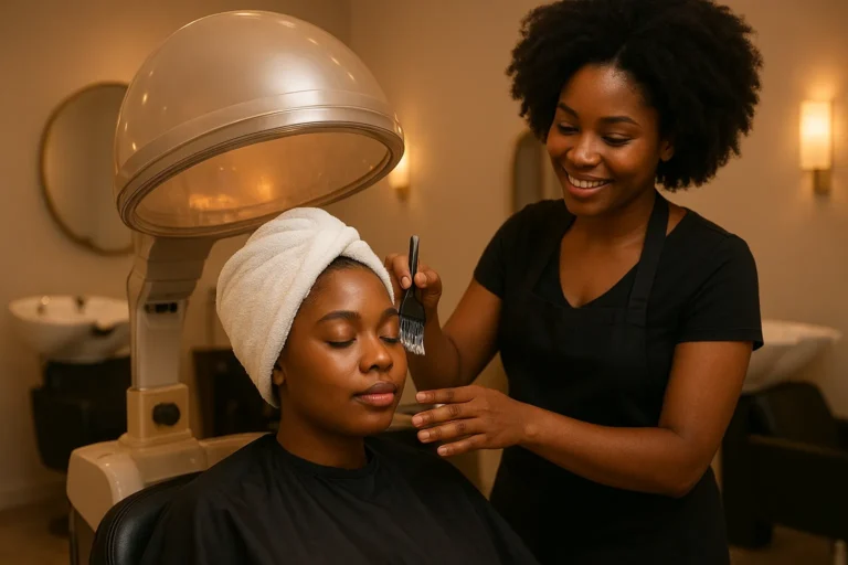 litecare woman hair conditioning