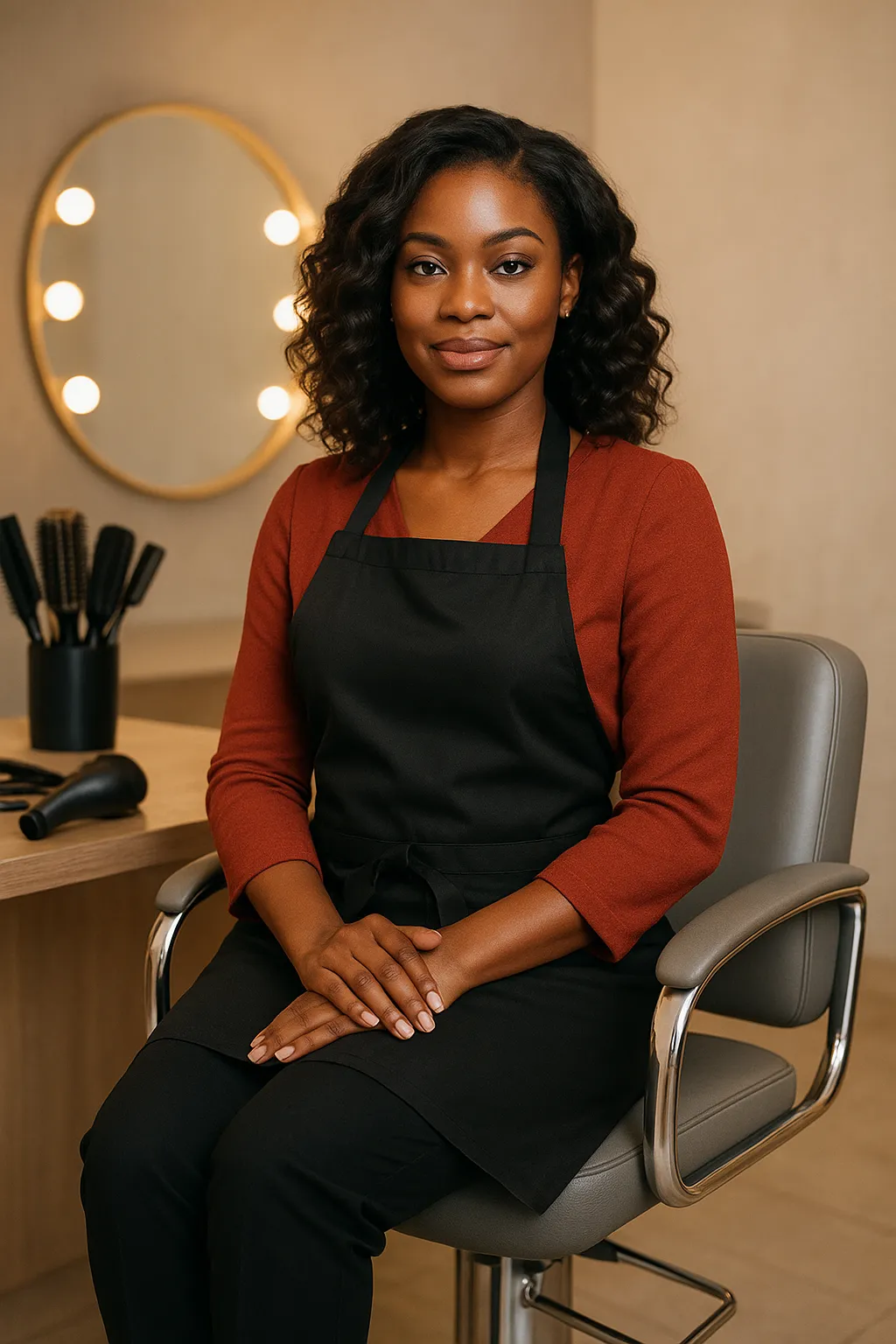 litecare woman hai dresser